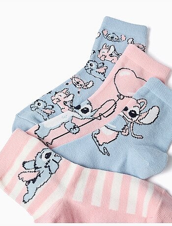 Lot de 4 paires de chaussettes avec imprimés Stitch
