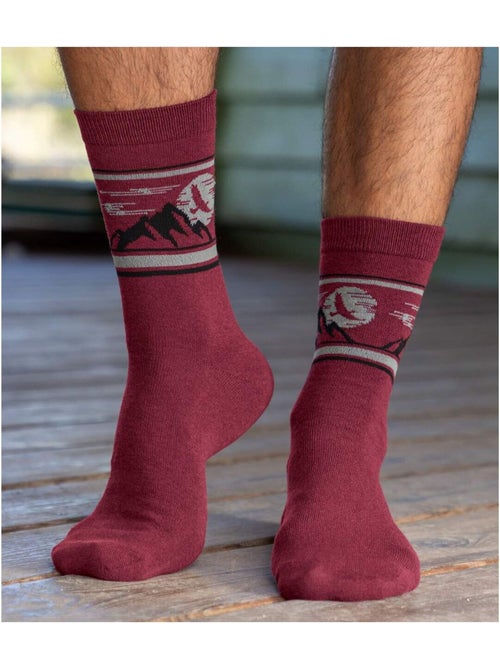 Lot de 4 Paires de Chaussettes Colorado  - ATLAS FOR MEN - Kiabi