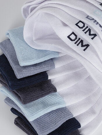 Lot de 4 paires de chaussettes coton peigné EcoDim