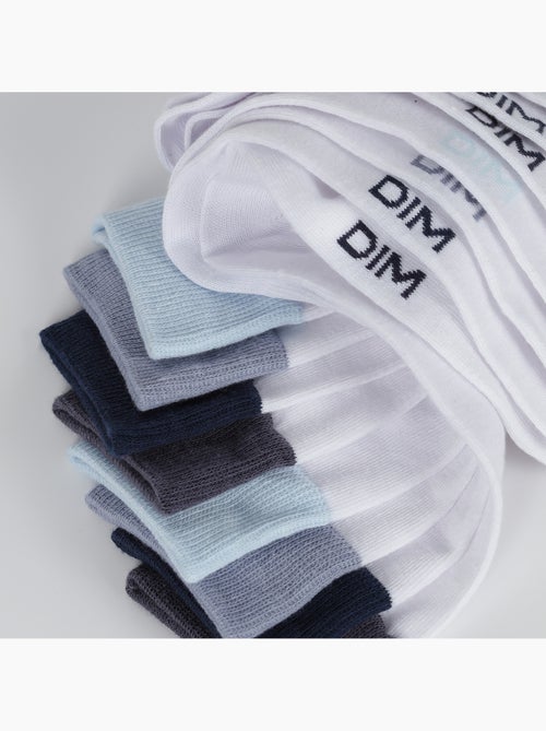 Lot de 4 paires de chaussettes coton peigné EcoDim - Kiabi