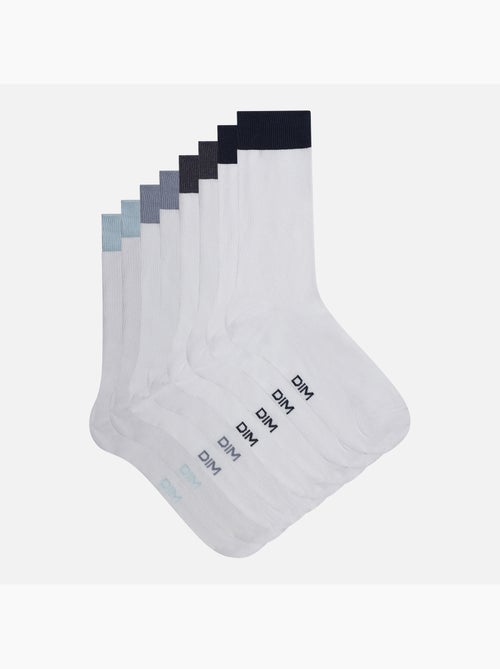 Lot de 4 paires de chaussettes coton peigné EcoDim - Kiabi
