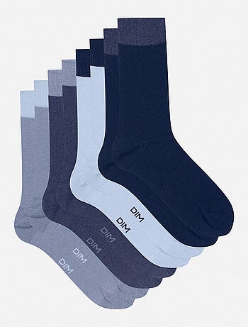Lot de 4 paires de chaussettes coton peigné EcoDim