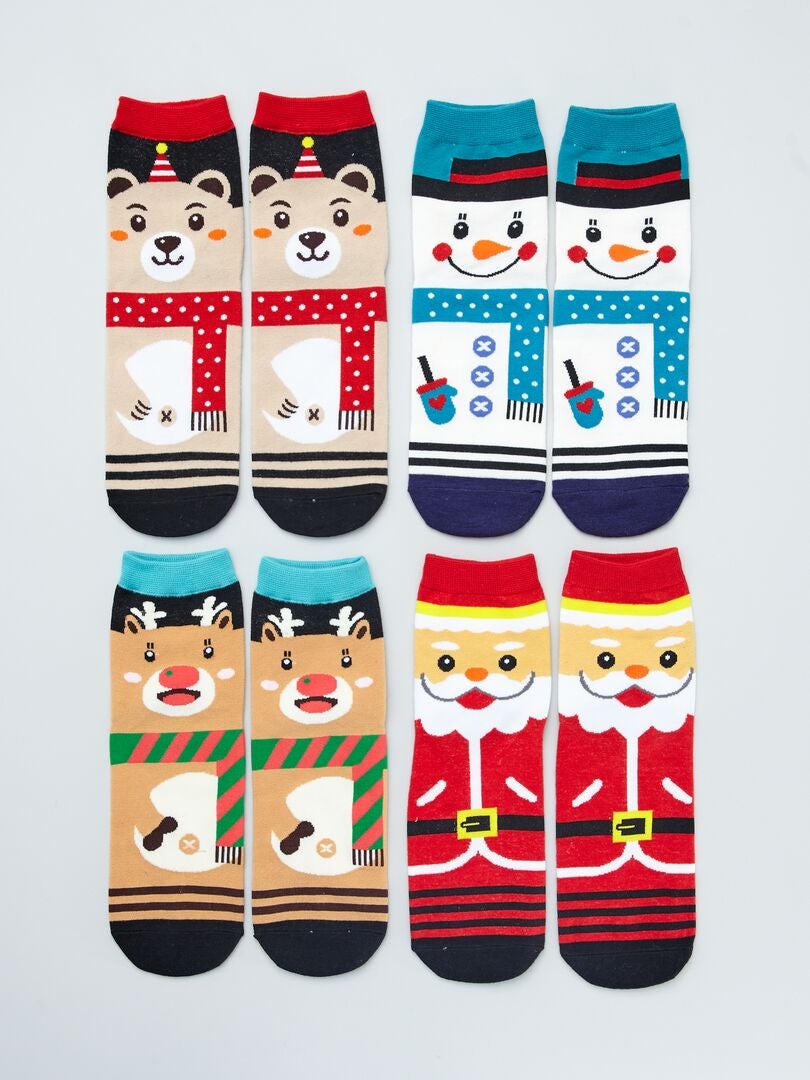 Special Edition - Lot 6 Paires Chaussettes - Chaussette Garçon Noël