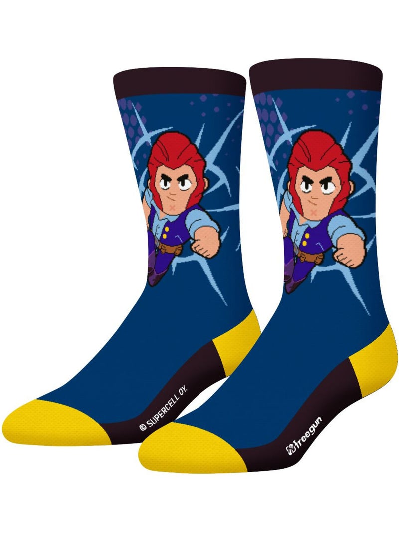 Lot de 4 paires de chaussettes enfant Brawl Stars Freegun Bleu - Kiabi