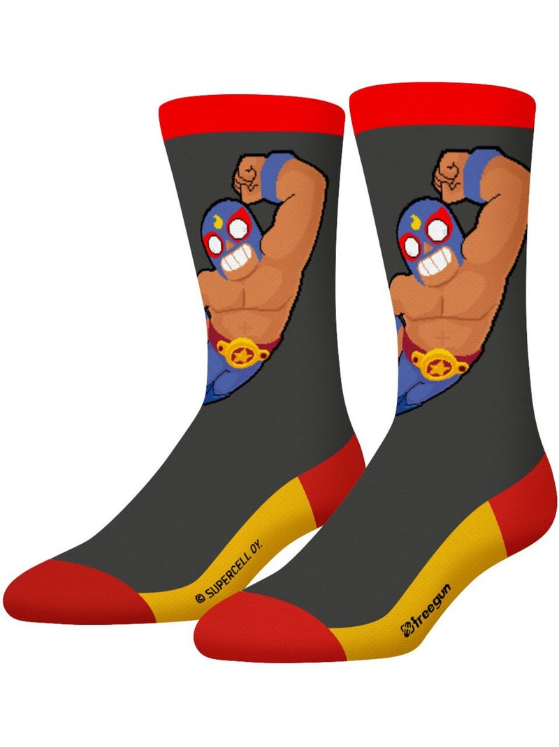 Lot de 4 paires de chaussettes enfant Brawl Stars Freegun Bleu - Kiabi