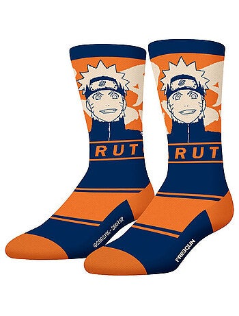 Lot de 4 paires de chaussettes enfant Naruto Shippuden Freegun