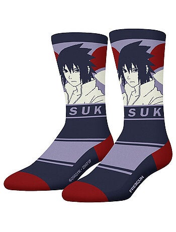 Lot de 4 paires de chaussettes enfant Naruto Shippuden Freegun