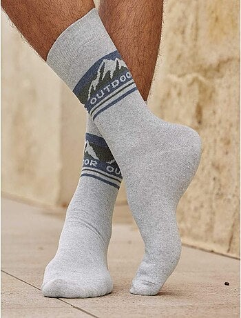 Lot de 4 Paires de Chaussettes Jacquard - ATLAS FOR MEN