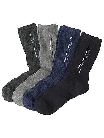 Lot de 4 Paires de Chaussettes Fantaisie - ATLAS FOR MEN