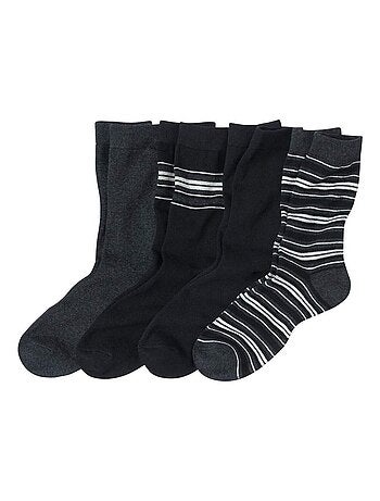 Lot de 4 Paires de Chaussettes Jacquard - ATLAS FOR MEN