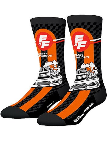 Lot de 4 paires de chaussettes fast and furious freegun