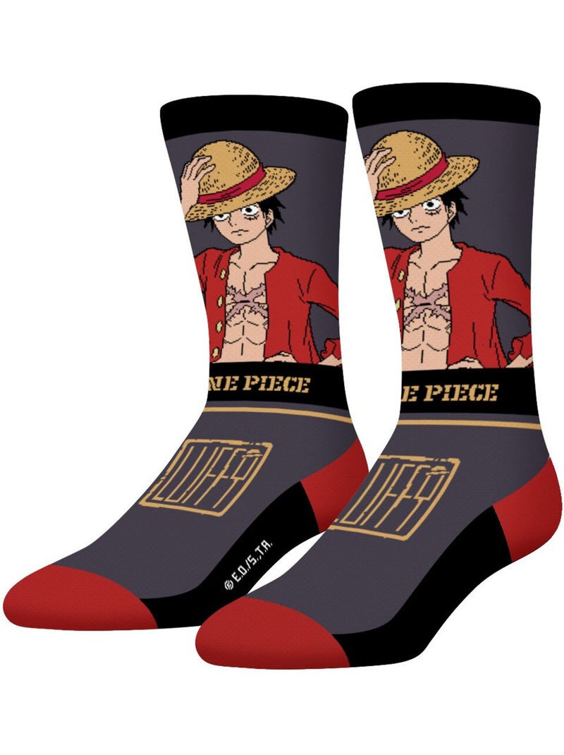 Lot de 4 paires de chaussettes garçon One Piece Freegun Rouge - Kiabi