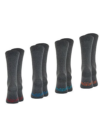 Lot de 4 paires de chaussettes hautes crew Ecopack Athena