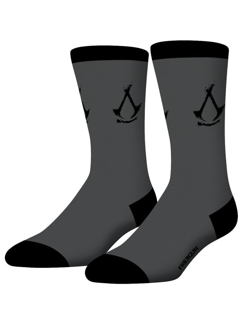 Lot de 4 paires de chaussettes homme Assassin'S Creed Freegun Rouge - Kiabi