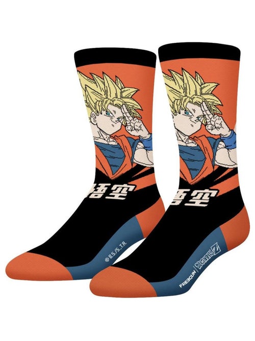 Lot de 4 paires de chaussettes Homme Dragon Ball Z Songoku Buu Freegun - Kiabi Lot de 4 paires de chaussettes Homme Dragon Ball Z Songoku Buu Freegun - Kiabi
