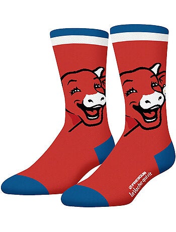 Lot de 4 paires de chaussettes homme La vache qui rit Freegun