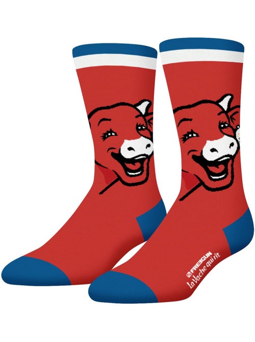 Lot de 4 paires de chaussettes homme La vache qui rit Freegun - Kiabi