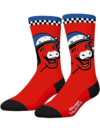 Lot de 4 paires de chaussettes homme la vache qui rit freegun