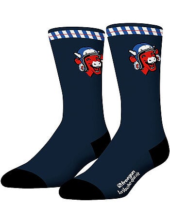 Lot de 4 paires de chaussettes homme la vache qui rit freegun