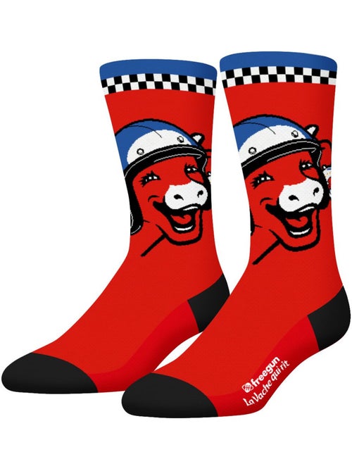 Lot de 4 paires de chaussettes homme la vache qui rit freegun - Kiabi Lot de 4 paires de chaussettes homme la vache qui rit freegun - Kiabi