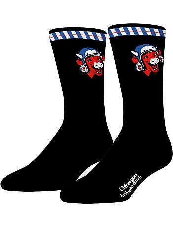 Lot de 4 paires de chaussettes homme la vache qui rit freegun
