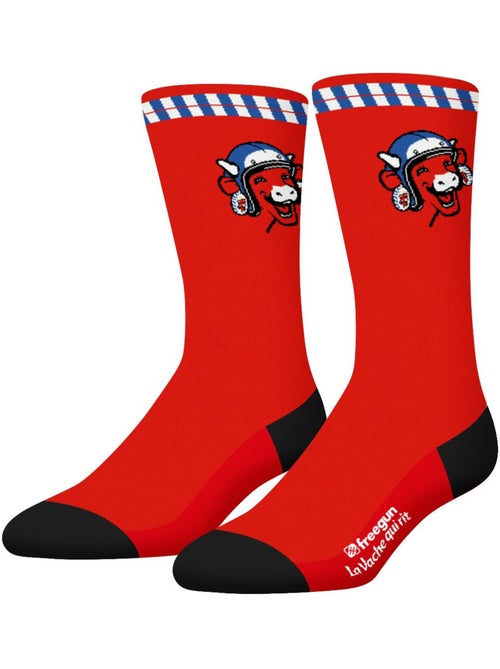 Lot de 4 paires de chaussettes homme la vache qui rit freegun - Kiabi Lot de 4 paires de chaussettes homme la vache qui rit freegun - Kiabi