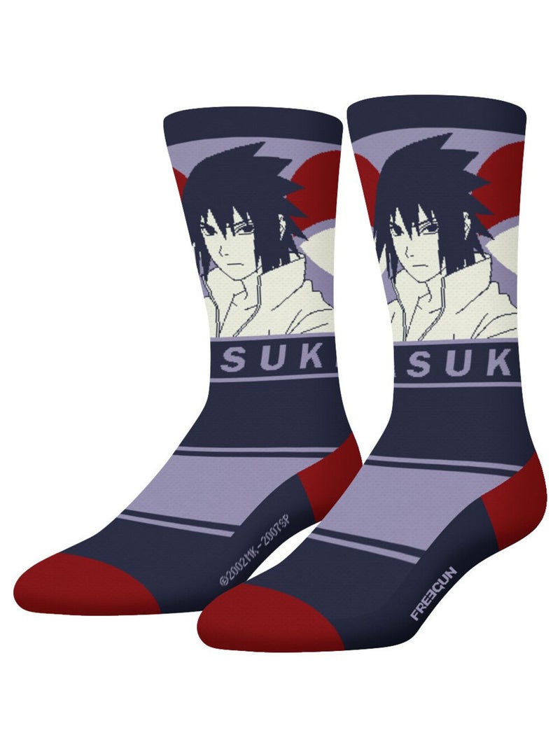Lot de 4 paires de chaussettes Homme Naruto Shippuden Freegun Noir - Kiabi
