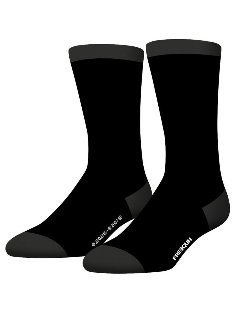 Lot de 4 paires de chaussettes Homme Naruto Shippuden Freegun Noir - Kiabi