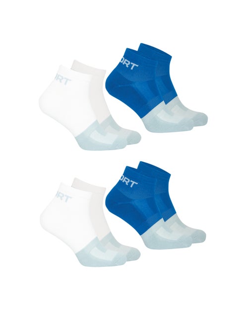 Lot de 4 paires de chaussettes homme Quarter Fresh Athena - Kiabi