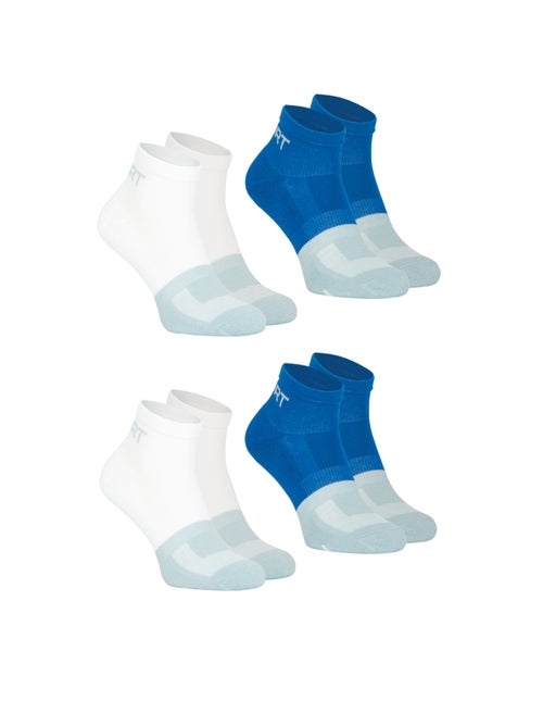 Lot de 4 paires de chaussettes homme Quarter Fresh Athena - Kiabi