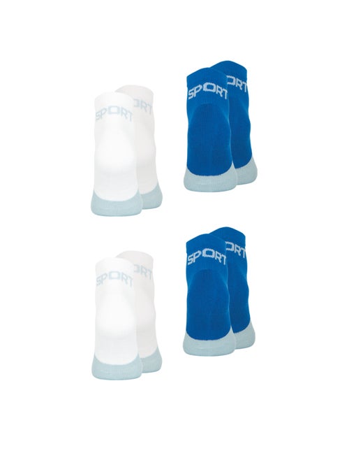 Lot de 4 paires de chaussettes homme Quarter Fresh Athena - Kiabi
