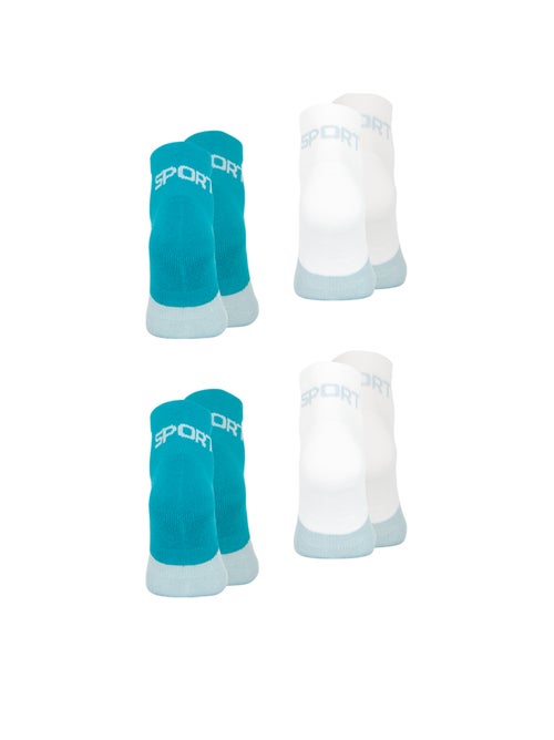 Lot de 4 paires de chaussettes homme Quarter Fresh Athena - Kiabi