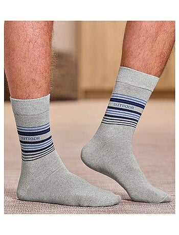 Lot de 4 Paires de Chaussettes Jacquard - ATLAS FOR MEN