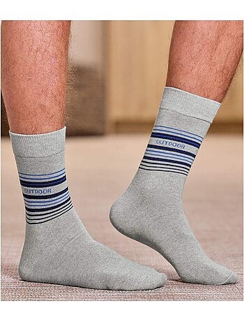 Lot de 4 paires de chaussettes jacquard - atlas for men