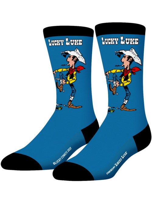 Lot de 4 paires de chaussettes Lucky Luke Freegun - Kiabi