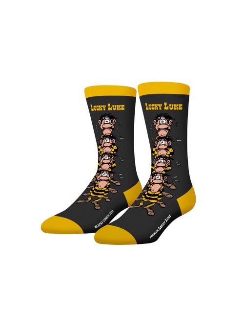 Lot de 4 paires de chaussettes Lucky Luke Freegun - Kiabi