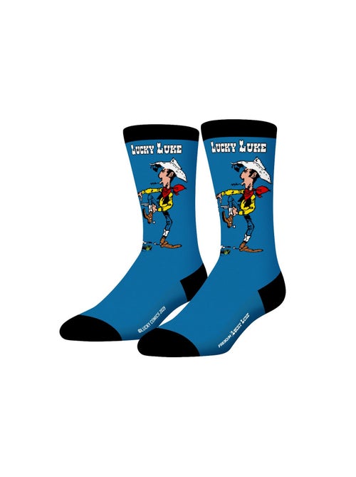 Lot de 4 paires de chaussettes Lucky Luke Freegun - Kiabi