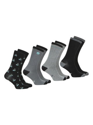 Lot de 4 paires de chaussettes mi-hautes homme Ecopack