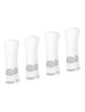 Lot de 4 paires de chaussettes mi-hautes homme Ecopack Sport Athena