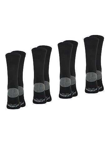 Lot de 4 paires de chaussettes mi-hautes homme Ecopack Sport Athena