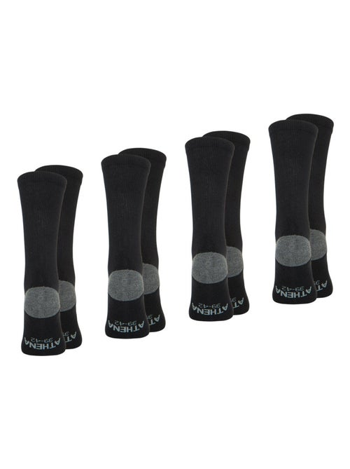 Lot de 4 paires de chaussettes mi-hautes homme Ecopack Sport Athena - Kiabi