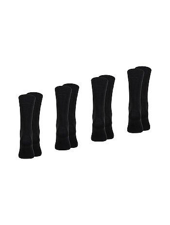 Lot de 4 paires de chaussettes mi-hautes homme Essentiels coton peigné Eminence