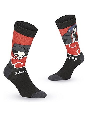 Lot de 4 paires de chaussettes naruto shippuden garçon freegun