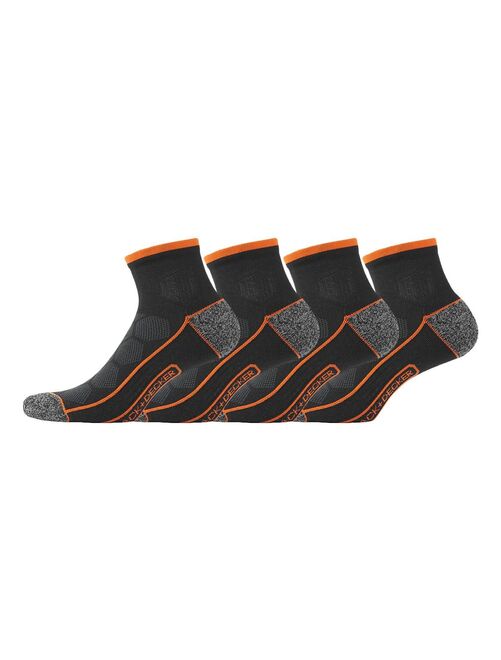 Lot de 4 Paires de Chaussettes Socquettes de travail Tool Black & Decker - Kiabi