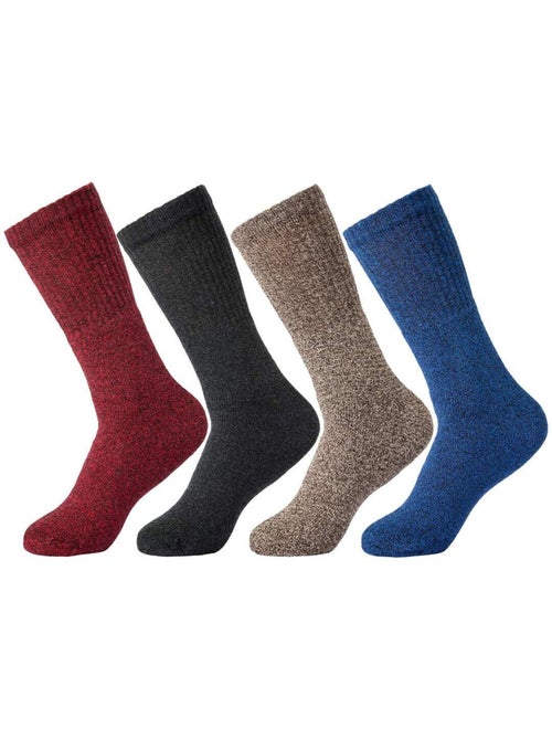 Lot de 4 Paires de Chaussettes Sport Chinées  - ATLAS FOR MEN - Kiabi