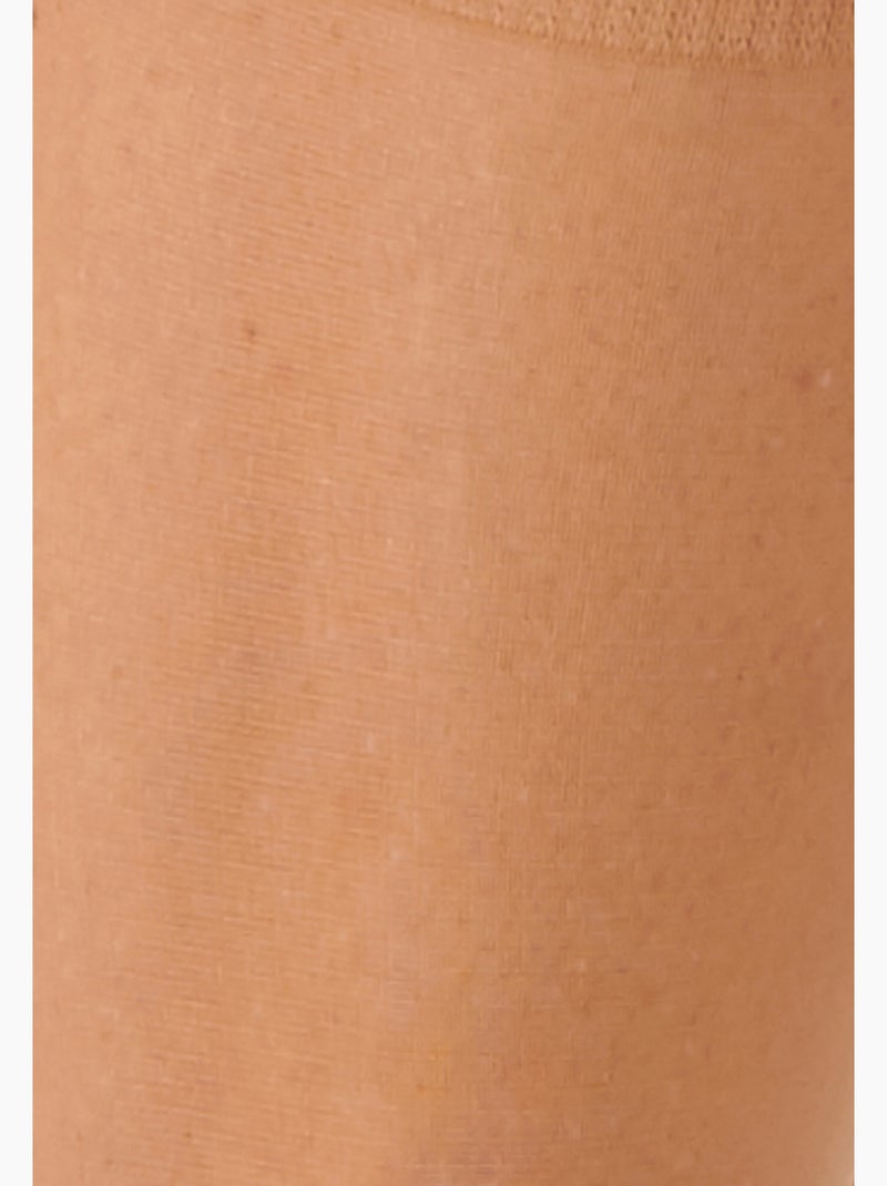 Lot de 4 paires de mi-bas voile 20D - Damart Beige - Kiabi