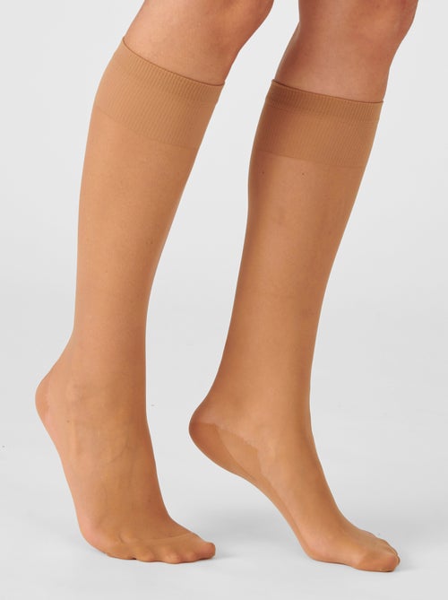 Lot de 4 paires de mi-bas voile 20D - Damart - Kiabi