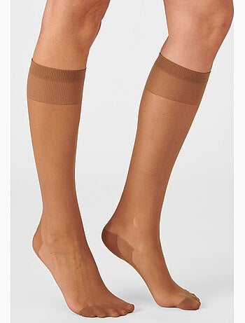 Lot de 4 paires de mi-bas voile 20D - Damart