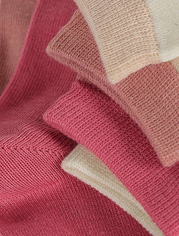 Lot de 4 paires de mi-chaussettes coton peigné EcoDim