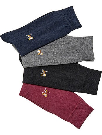 Lot de 4 paires de mi-chaussettes homme - DAXON